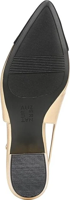 Naturalizer Banks-Sl Women's Shoes Dark Gold/Black : 8.5 W (C), Leather - Image 3