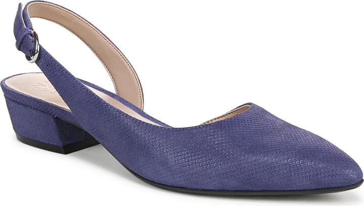 Future Dusk Blue Embossed Suede