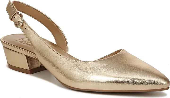 Dark Gold Metallic Leather