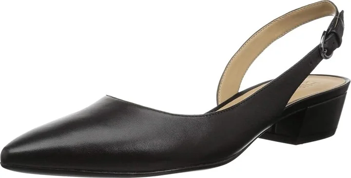 Naturalizer Banks Women's 1-2 inch heel Shoes Black Leather : 9.5 N (AA) - Image 2