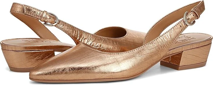 Naturalizer Banks Women's 1-2 inch heel Shoes Champagne Leather : 7.5 M (B) - Image 5