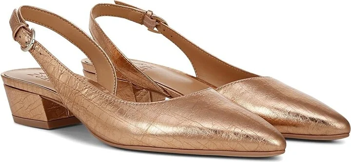 Naturalizer Banks Women's 1-2 inch heel Shoes Champagne Leather : 7.5 M (B)