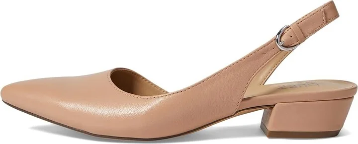 Naturalizer Banks Women's 1-2 inch heel Shoes Creme Brulee : 7 N (AA), Leather - Image 7