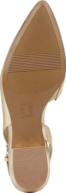 Naturalizer Banks Women's 1-2 inch heel Shoes Dark Gold Lizard Leather : 9.5 W (C) - Image 3