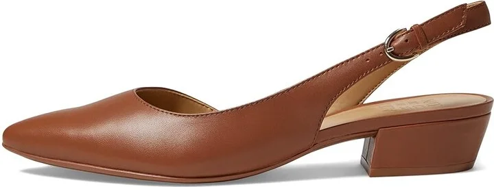 Naturalizer Banks Women's 1-2 inch heel Shoes English Tea Brown Leather : 9.5 W (C) - Image 5