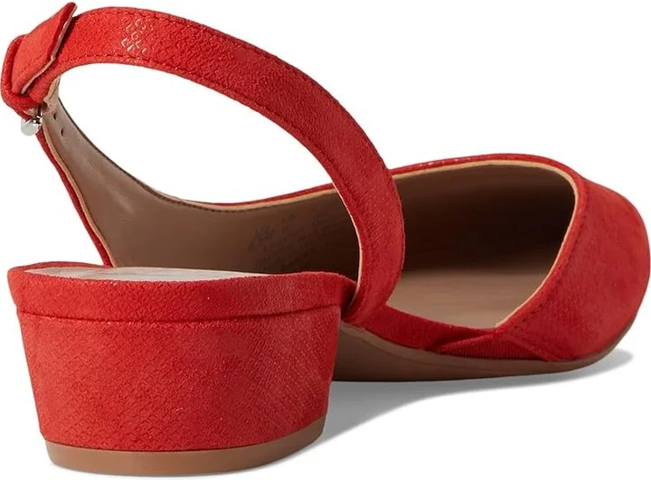 Naturalizer Banks Women's 1-2 inch heel Shoes Maserati Red Suede : 7 M (B), Leather - Image 4