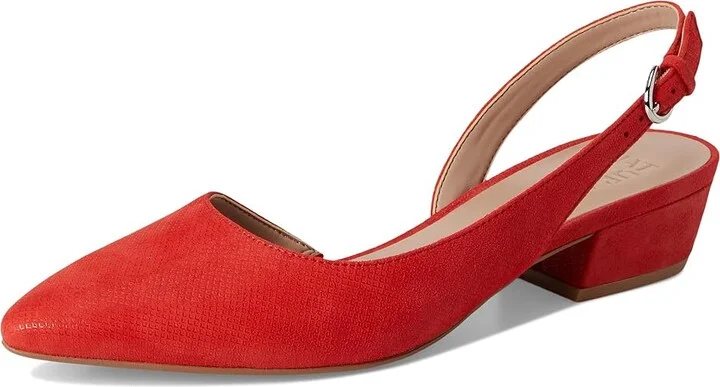Naturalizer Banks Women's 1-2 inch heel Shoes Maserati Red Suede : 7 M (B), Leather - Image 5
