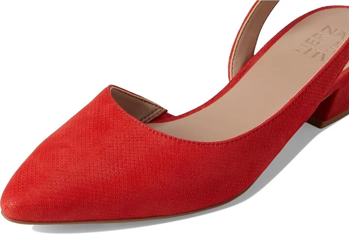 Naturalizer Banks Women's 1-2 inch heel Shoes Maserati Red Suede : 7 M (B), Leather - Image 7