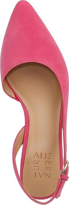 Naturalizer Banks Women's 1-2 inch heel Shoes Pink Flash Suede : 6.5 M (B) - Image 2