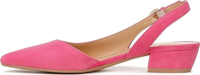 Naturalizer Banks Women's 1-2 inch heel Shoes Pink Flash Suede : 6.5 M (B) - Image 6
