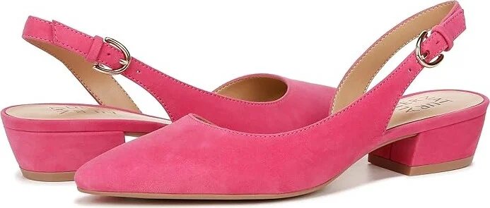 Naturalizer Banks Women's 1-2 inch heel Shoes Pink Flash Suede : 6.5 M (B)