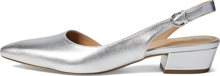 Naturalizer Banks Women's 1-2 inch heel Shoes Silver Metallic Synthetic : 9.5 W (C) - Image 7