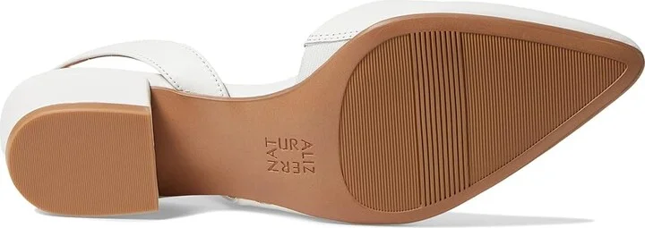 Naturalizer Banks Women's 1-2 inch heel Shoes White Leather : 12 M (B) - Image 3