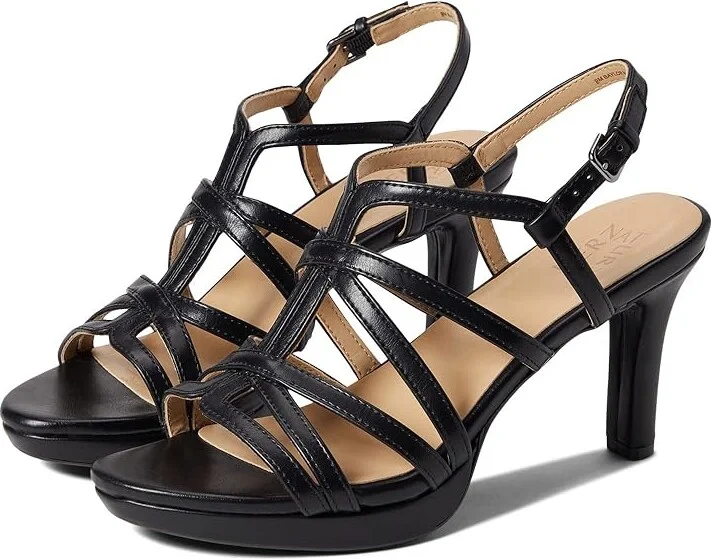 Naturalizer Baylor Women's Shoes Black Smooth : 9.5 W (C), Synthetic