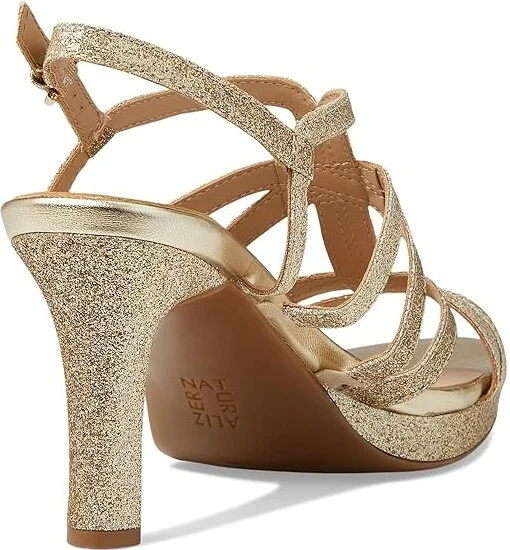 Naturalizer Baylor Women's Shoes Gold Glitter : 9.5 M (B), Synthetic - Image 4