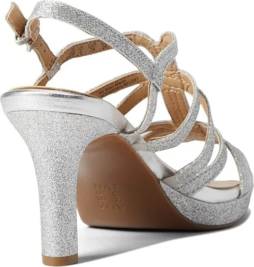 Naturalizer Baylor Women's Shoes Silver Glitter : 9.5 W (C), Synthetic - Image 4