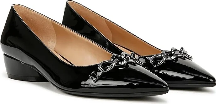 Naturalizer Becca Pumps Women's Maryjane Shoes Black Faux Leather : 5 M (B)