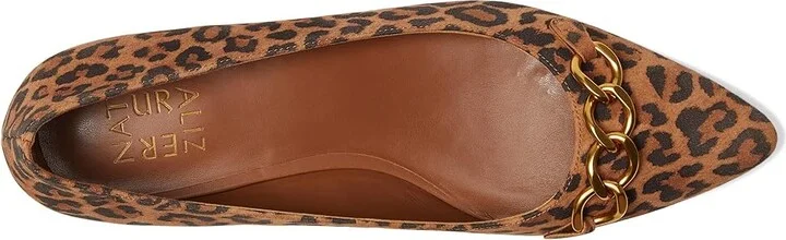 Naturalizer Becca Women's Maryjane Shoes Dark Tan Suede : 7 W (C), Leather - Image 2