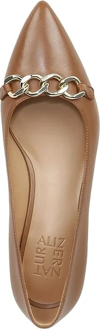 Naturalizer Becca Women's Maryjane Shoes English Tea Brown Leather : 9.5 W (C) - Image 2
