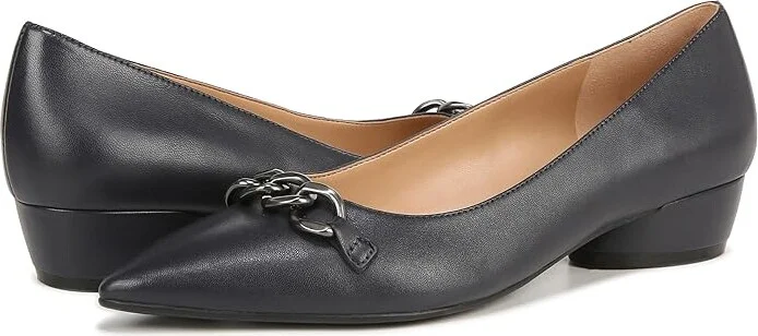 Naturalizer Becca Women's Maryjane Shoes Navy Blue Leather : 9.5 W (C)