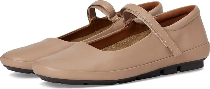 Naturalizer Behold Women's Flat Shoes Warm Taupe Leather : 8 M (B)