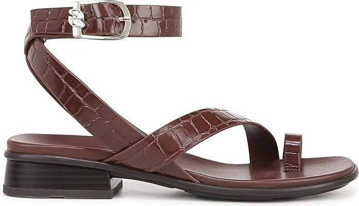 Naturalizer Birch Ankle Straps Women's Sandals Cappuccino Croco Faux Leather : 6.5 M (B) - Image 6