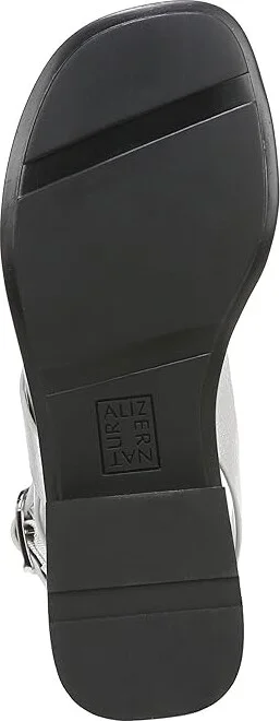 Naturalizer Birch Ankle Straps Women's Sandals Silver Faux Leather : 10 M (B) - Image 3