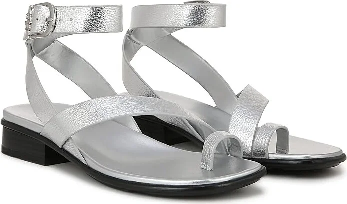Silver Faux Leather
