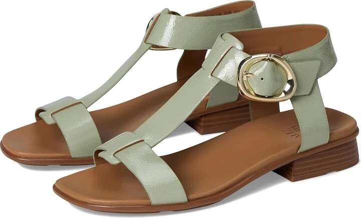 Naturalizer Brandy Women's Shoes Pistachio Green Faux Leather : 9 W (C)