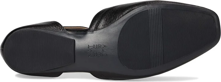 Naturalizer Caresse Women's Flat Shoes Black Leather : 10 W (C) - Image 3