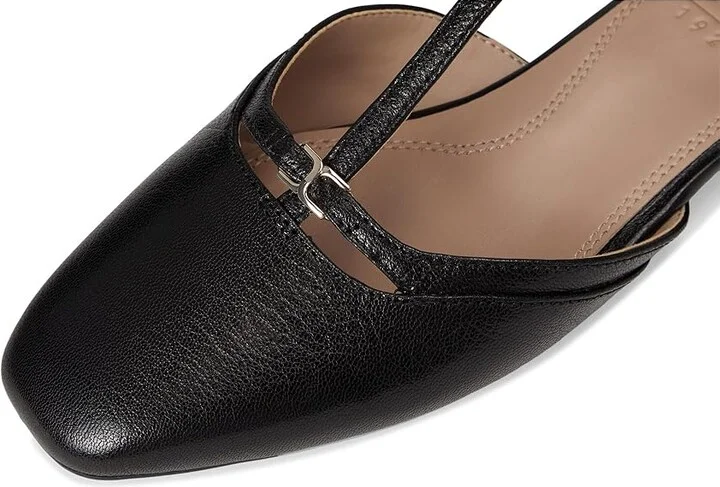 Naturalizer Caresse Women's Flat Shoes Black Leather : 10 W (C) - Image 7