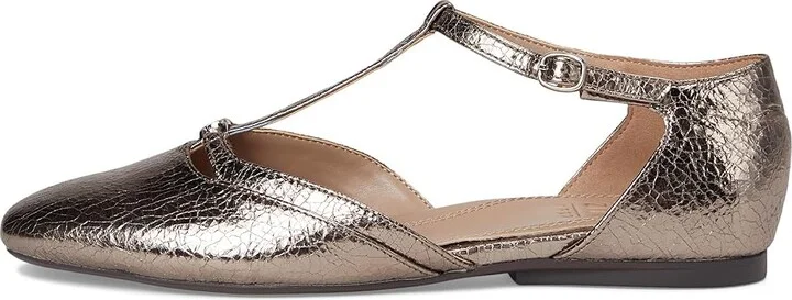 Naturalizer Caresse Women's Flat Shoes Pewter Leather : 9.5 W (C) - Image 6