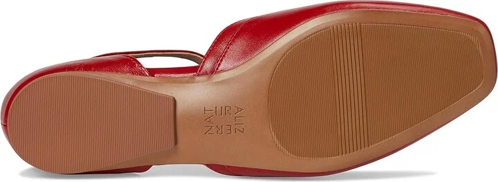 Naturalizer Caresse Women's Flat Shoes Red Leather : 8.5 M (B) - Image 3