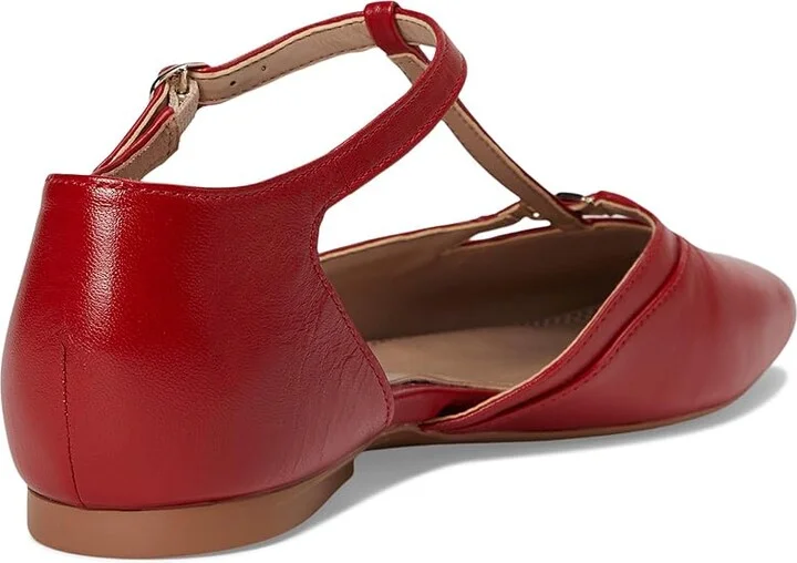Naturalizer Caresse Women's Flat Shoes Red Leather : 8.5 M (B) - Image 4