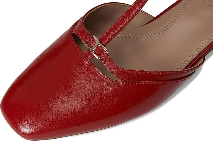 Naturalizer Caresse Women's Flat Shoes Red Leather : 8.5 M (B) - Image 7