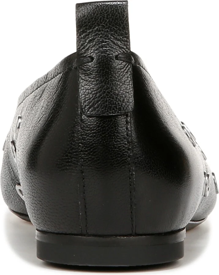 Naturalizer Carla 2 Ballet Flats - Black Leather/Grommets - Image 3