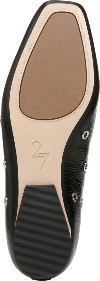 Naturalizer Carla 2 Ballet Flats - Black Leather/Grommets - Image 5