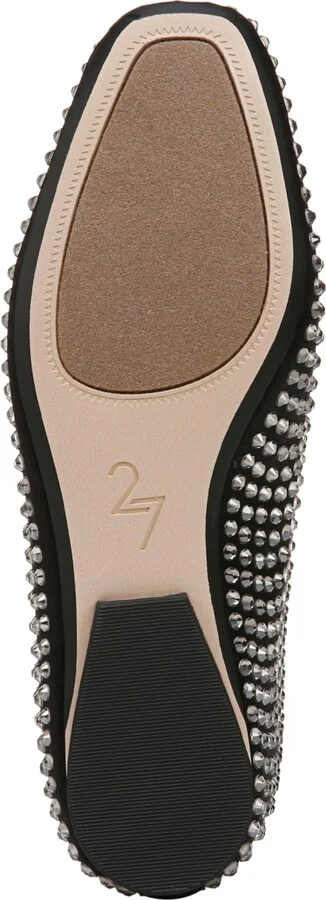 Naturalizer Carla-Sparkle Ballet Flats - Black Satin/Stones - Image 5