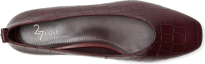 Naturalizer Carla Women's Shoes Cranberry Croco Print Leather : 10 M (B) - Image 2