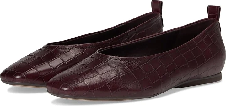 Naturalizer Carla Women's Shoes Cranberry Croco Print Leather : 10 M (B)