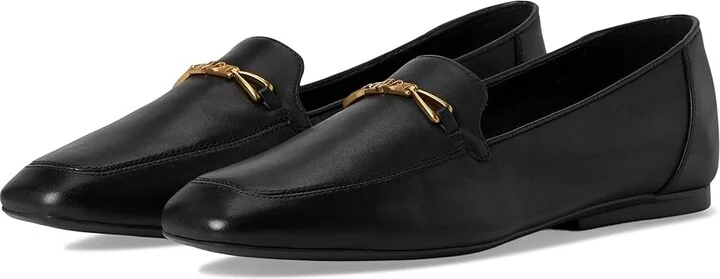 Naturalizer Cecilia Loafers Women's Flat Shoes Black Leather : 5 M (B)
