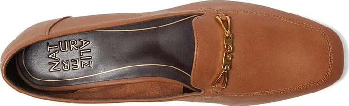 Naturalizer Cecilia Loafers Women's Flat Shoes English Tea Brown Leather : 9.5 M (B) - Image 2