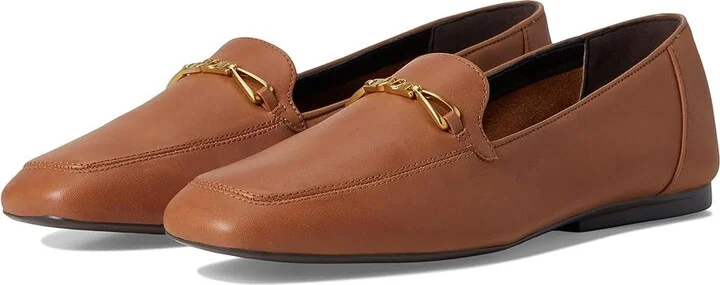 Naturalizer Cecilia Loafers Women's Flat Shoes English Tea Brown Leather : 9.5 M (B)