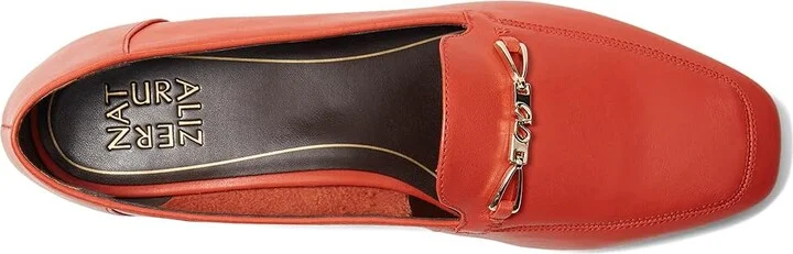 Naturalizer Cecilia Loafers Women's Flat Shoes Pepper Red Leather : 10.5 M (B) - Image 2