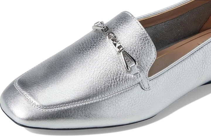 Naturalizer Cecilia Loafers Women's Flat Shoes Silver Leather : 10 M (B) - Image 7