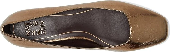 Naturalizer Chelsea Women's Flat Shoes Gold Leather : 5 M (B) - Image 2