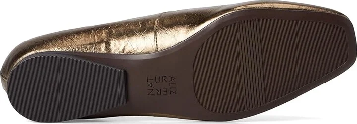 Naturalizer Chelsea Women's Flat Shoes Gold Leather : 5 M (B) - Image 3
