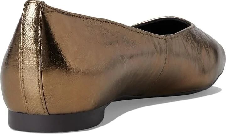 Naturalizer Chelsea Women's Flat Shoes Gold Leather : 5 M (B) - Image 4