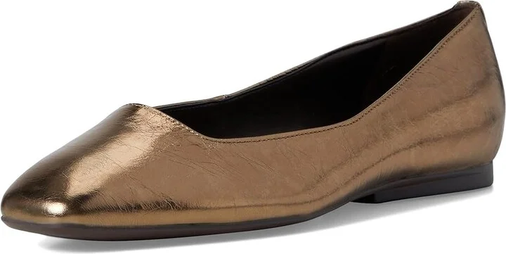 Naturalizer Chelsea Women's Flat Shoes Gold Leather : 5 M (B) - Image 5