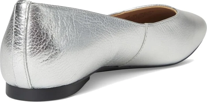 Naturalizer Chelsea Women's Flat Shoes Silver Leather : 9.5 W (C) - Image 4